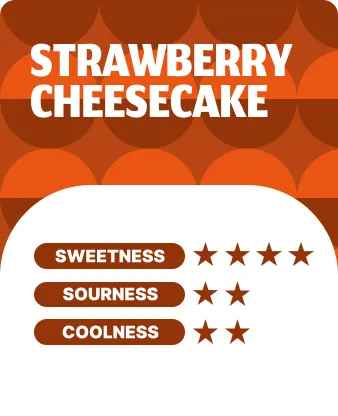 Strawberry Cheesecake flavor profile